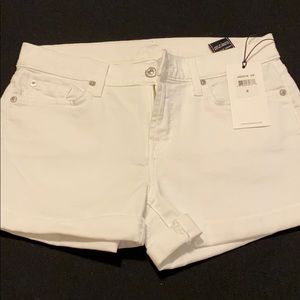 White 7 for all mankind shorts